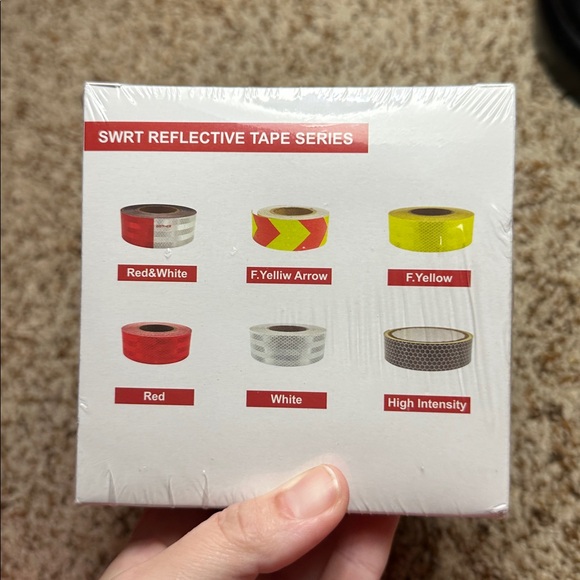 Reflective Conspicuity Tape - Red and White - Picture 2 of 6